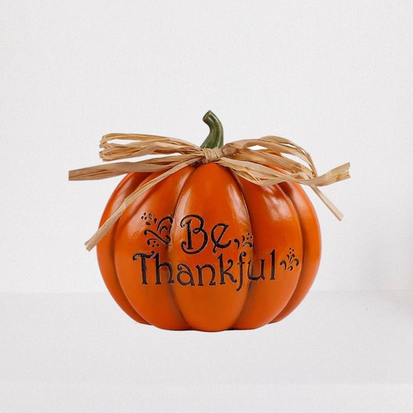Pumpkin Fall Decor Set Halloween Thanksgiving Mantel Table Decoration Accent New - Picture 2 of 4